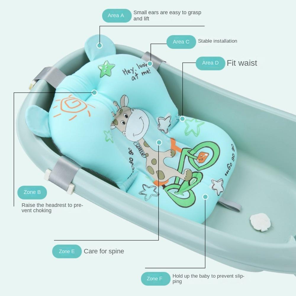 

Циркуляционная вентиляция, коврик для детского душа, полиэтиленовые длинные гранулы, держатель для сетки для ванны, держатель для новорожденных