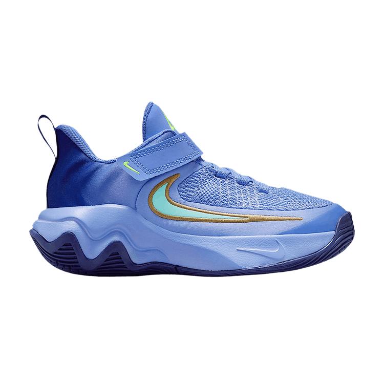 Nike Giannis Immortality 4 PS Royal Pulse Kids Sneakers Blue Deep-Royal Volt IH7665-400 35
