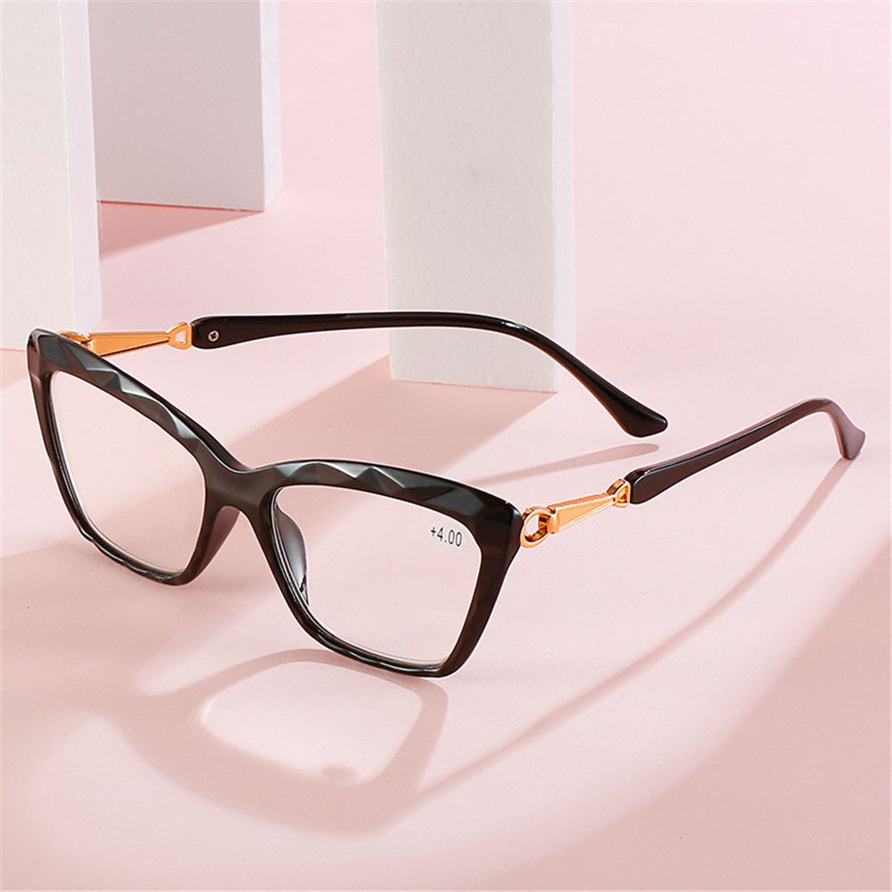 New High-definition Lens Reading Glasses for Women Men Fashion Cat Eye Presbyopic Glasses Ultralight Comfortable Readers Eyewear