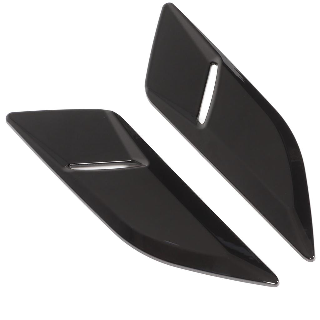 Pair Bonnet Air Outlet Trim Decoration Cover Replacement for Land Rover Range Rover Sport L494 2014‑2022 Glossy Black
