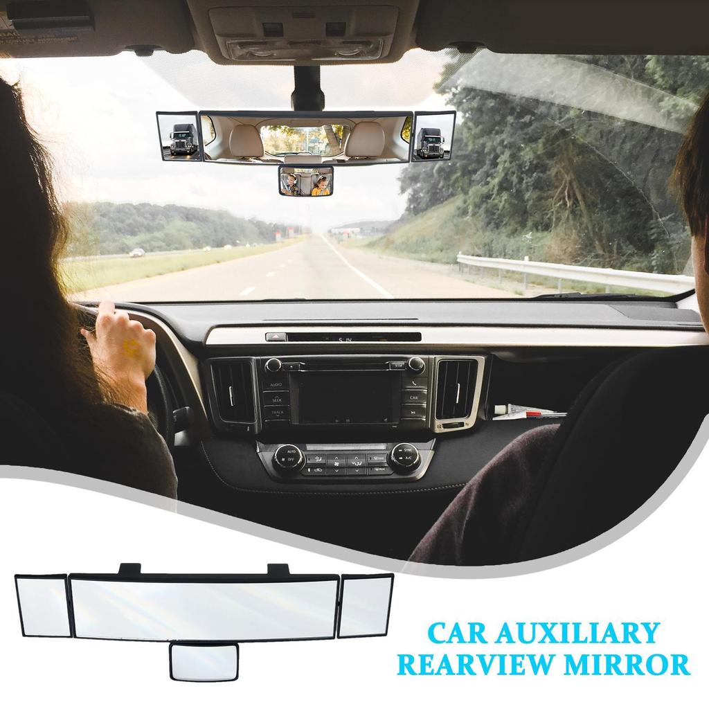 Rearview Mirrors 18 Inch Wide Angle Clip-On Extender Car Rear Mirror Anti-Glare for Truck Boat Automotive Baby Vehicle Marine