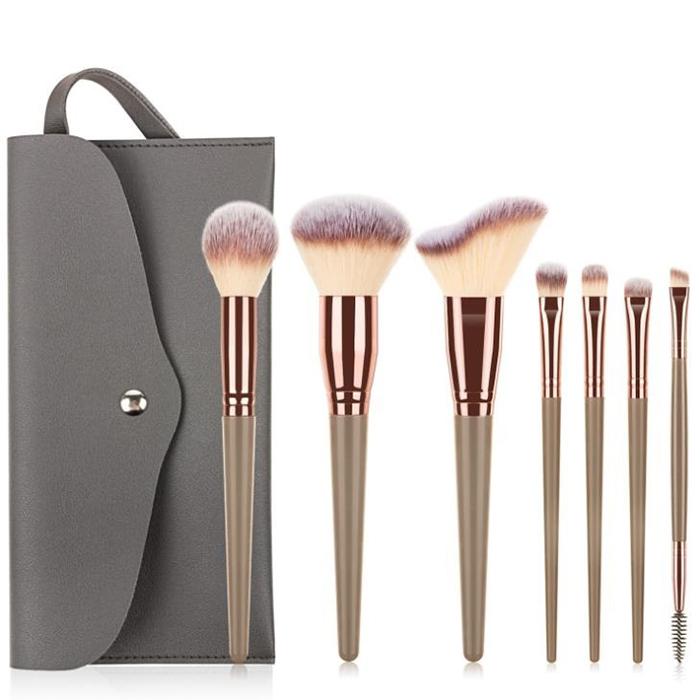 7/10/15pcs Professional Makeup Brushes Set Bag Foundation Eyelash Eyebrow Eyeshadow Cosmetic Make Up Tool