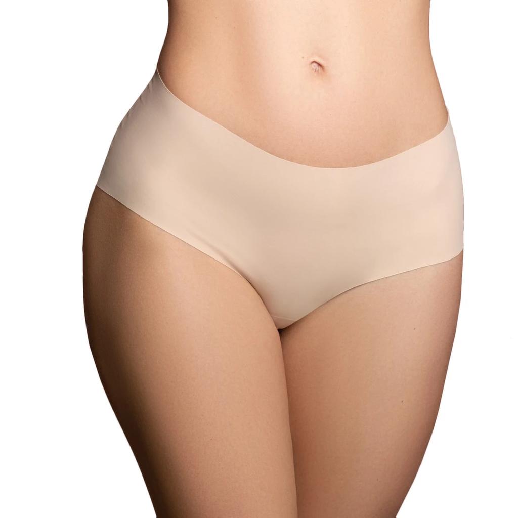 Invisible panties - Bye Bra Invisible High Brief Nude + Black L