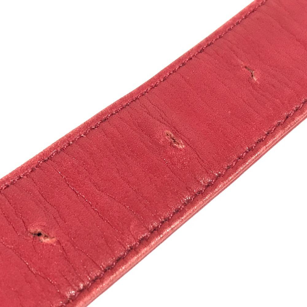 CHANEL vintage Big CC logo CC Mark Bag, belt bag, body bag Waist Pouch Red