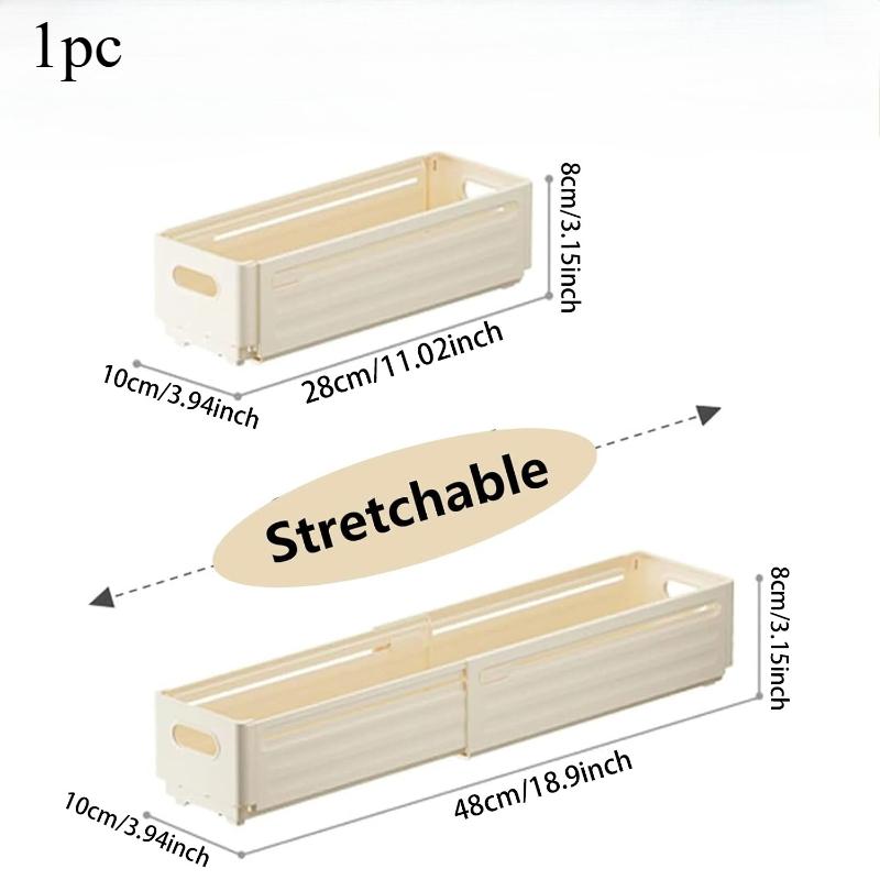 1pc Multi Function Storage Box Underwear Storage Box Retractable Drawer Cabinet Storage Box Large-capacity Home Classification