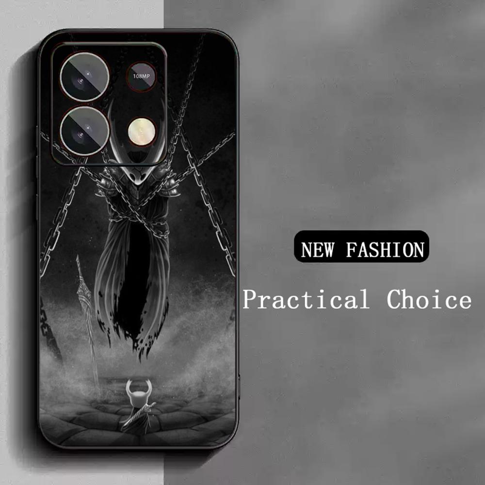 Hollow Knights game fashion pattern Phone Case For Redmi Note 14 13 12 11 Pro Plus S 5G 14C A3 Soft Black Phone Cover