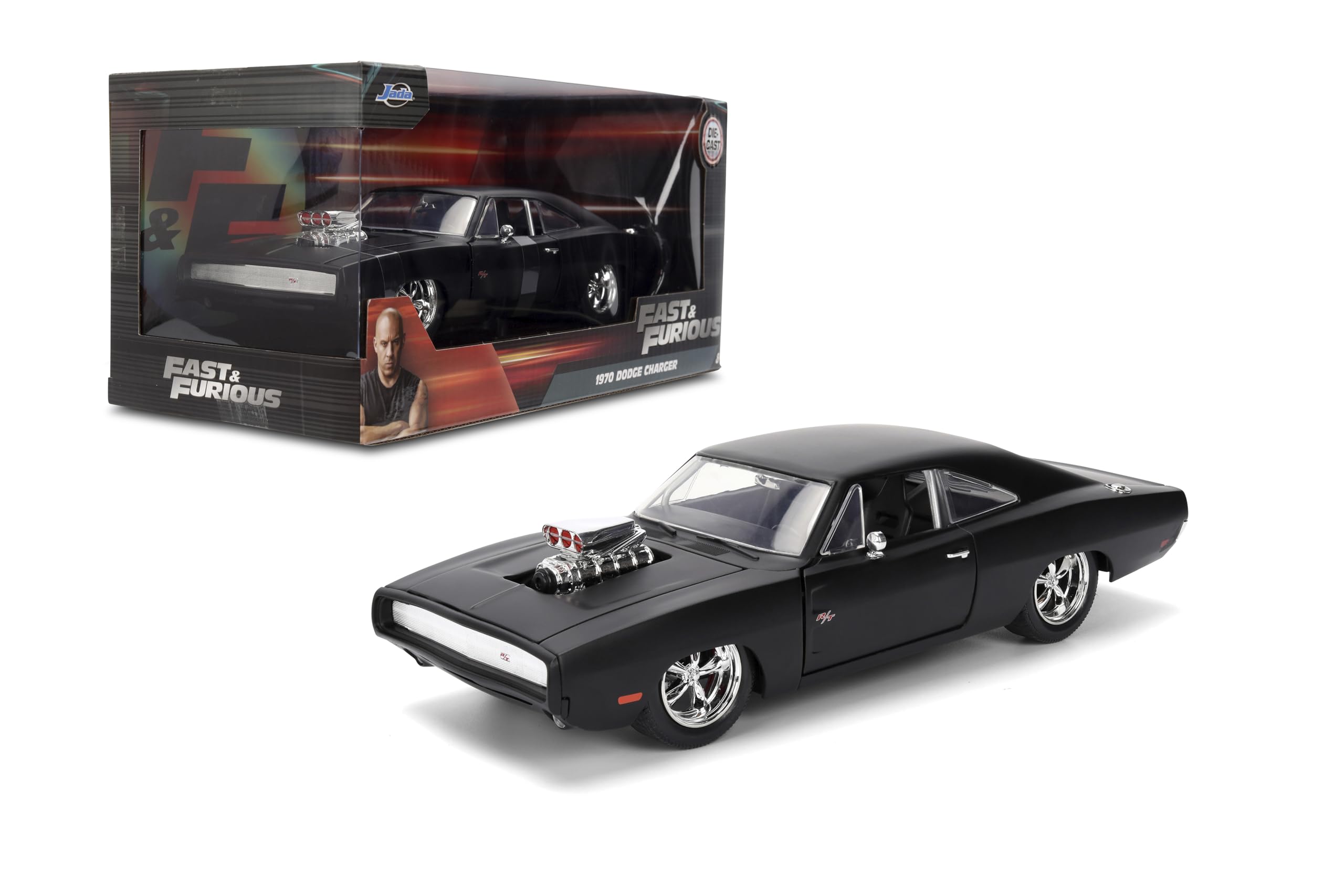 

ДЖАДАТОЙС 1:24 Форсаж ДОМИНИКА 1970 DODGE CHARGER R/T (МАТОВЫЙ ЧЕРНЫЙ) [Параллельный импорт]