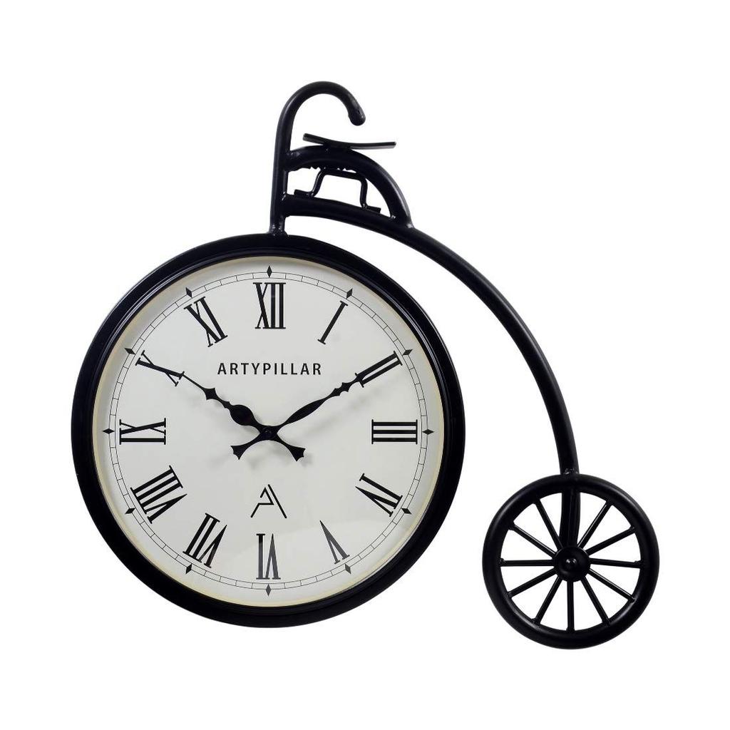 Clock for Living Room Latest Quartz Analog Wall Clock for Bedroom Cycle Design Hanging Clock with Roman Number/Home/Bedroom/Office/School