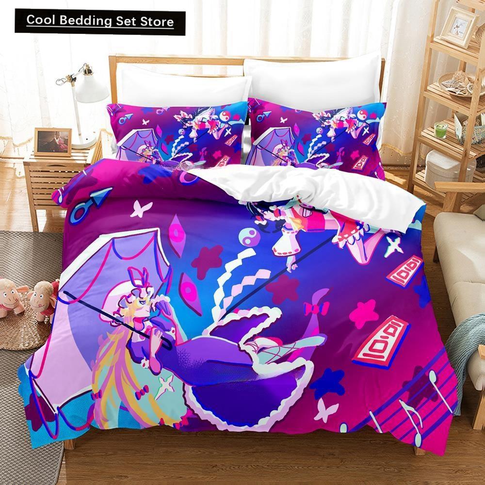 Fashion 3D Print Music Game  Muse Dash Bedding Set Single Twin Full Queen King Size Bed Set Adult Kid Bedroom Duvet Cover Sets