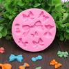 3 Pack Bows Silicone Mould, Bow Fondant Sugar Mould Craft Molds for Birthday Wedding Party DIY Cake Decorating Mold