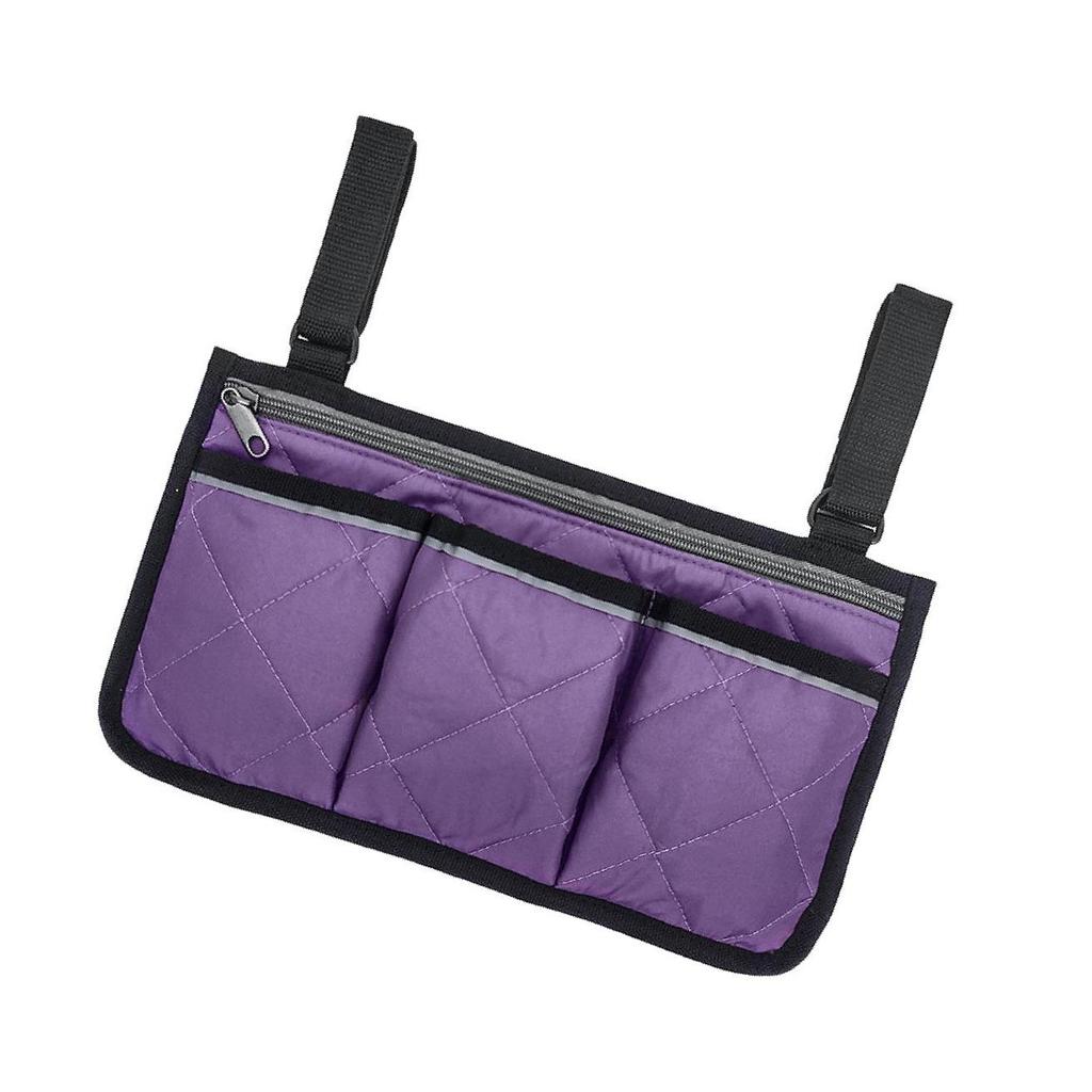 Waterproof Wheelchair Side Armrest Pouch Bag For Cup Pill Box Accessories