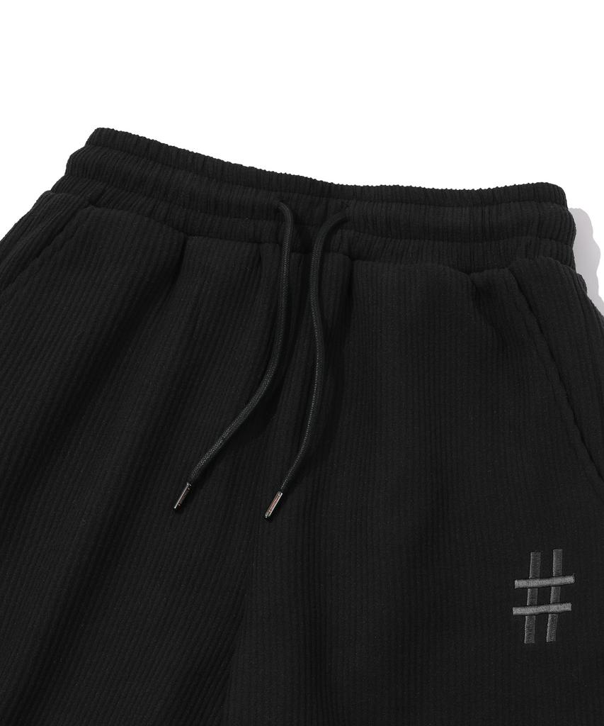 BEENTRILL Women'S Corduroy Fleece Sweatpants (Black)