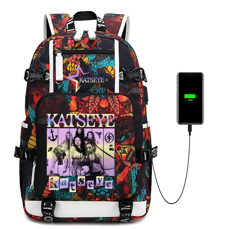Sac à dos imperméable étoilé pour collégiens, Sac à dos léger anti-éclaboussures pour ordinateur portable, Sac à dos unisexe pour adolescents 1219