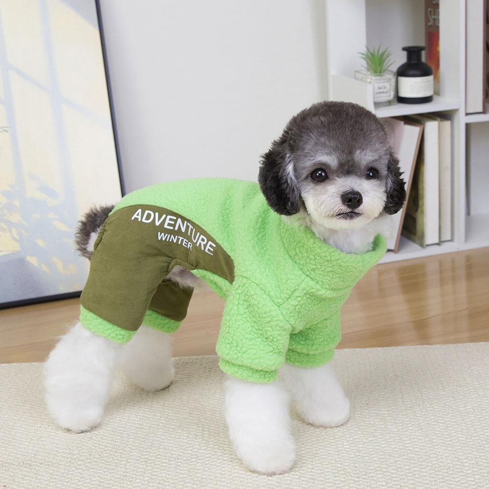 Fashion Winter Pet Dog Jumpsuit Clothing For Small Dogs Warm Fleece Puppy Cat Coat Four Legs Doggy Clothes Chihuahua Pet Pajamas