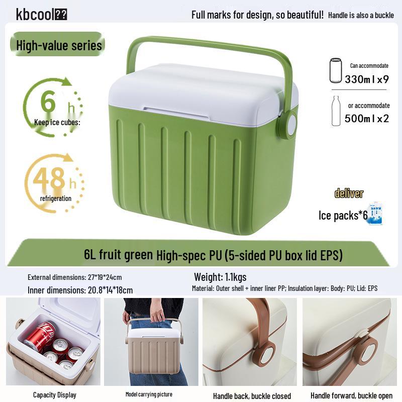 Kebao KBCool Insulated Ice Box Cooler for Camping, Ice Cream, Breast Milk & Fishing
