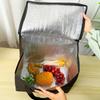 Waterproof Non-Woven Portable Insulated Bag for Outdoor Camping and Takeaway Bento Storage