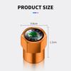 2025 New 4Pcs Car Logo Wheel Tire Valve Air Valve Stem Caps For Skoda Octavia Fabia Kamiq Kapoq Kodiaq Rapid SCALA Superb A5 A7 