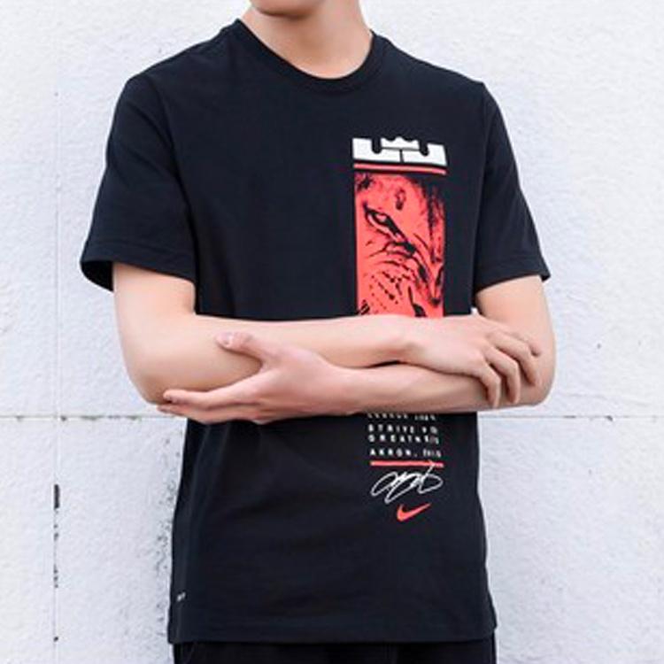 Nike T Shirts Men's Crew Neck Moderate Other BQ3629-010