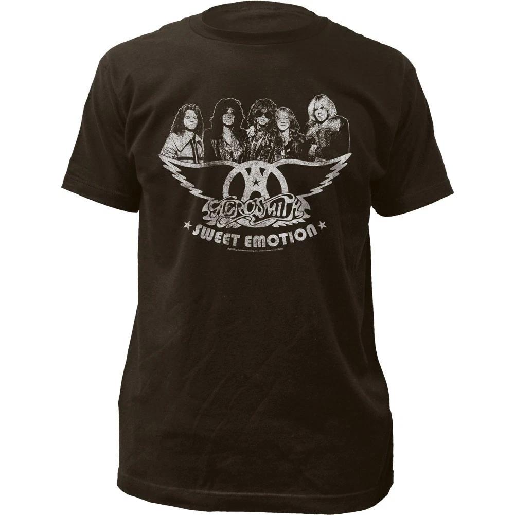 

Aerosmith Sweet Emotion Mens T T-Shirt Music Classic Concert Rock Band Tee Black 3XL