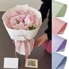 5/10 st Rosblomma Presentpapper Blomsterbukettinslagning För Florist Bröllop Födelsedag Fest Presentförpackning Dekor DIY Hantverk
