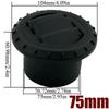 4X 60mm 75mm Air Vent Deflector Outlet Louver Rotatable Diesel Parking Heater Air Conditioner Round For Car Truck VAN Camper