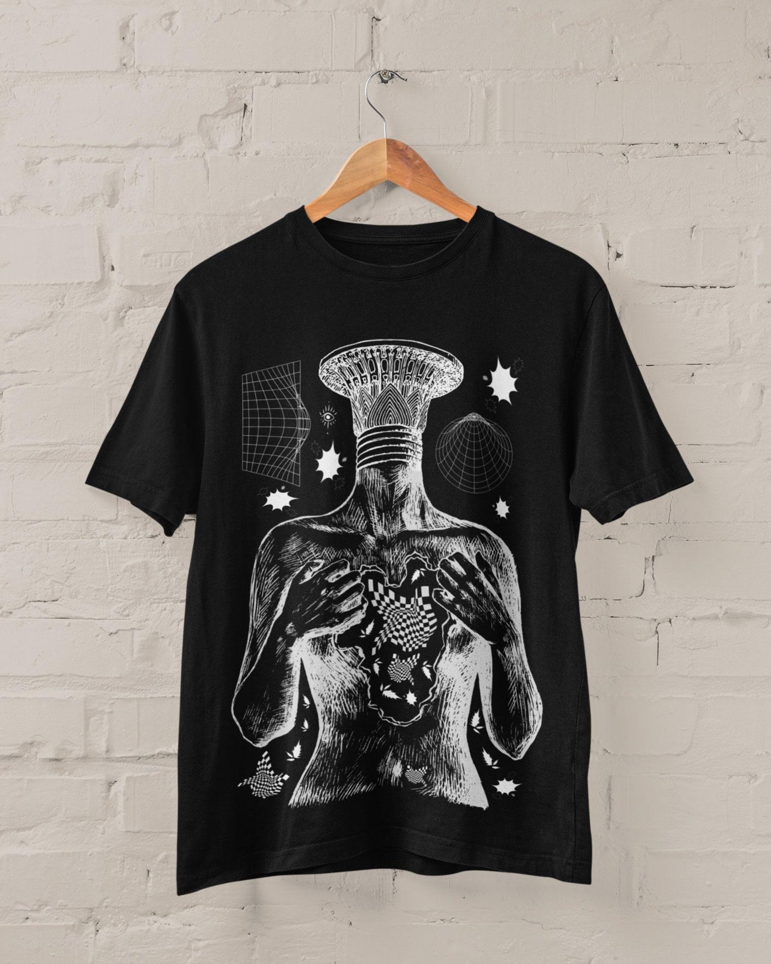 Goblincore Clothing, Clowncore Clothing, Pastel Goth Clothing, Gothic Tshirt, Unisex Grunge Shirt, Y2k Clothing, Fairy Grunge Clothes, Punk 4XL