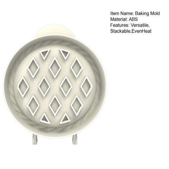 Apples Pie Baking Mold Non-Stick Tart Pan for Pies Quiches Heat-Resistant Dishwasher Safe Kitchen Tool for Home Bakers