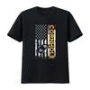Patriotic Cornhole Player USA American Flag Corn Hole Lover T Shirt Vintage Washed Stretched Soft Casual Streetwear Unisex