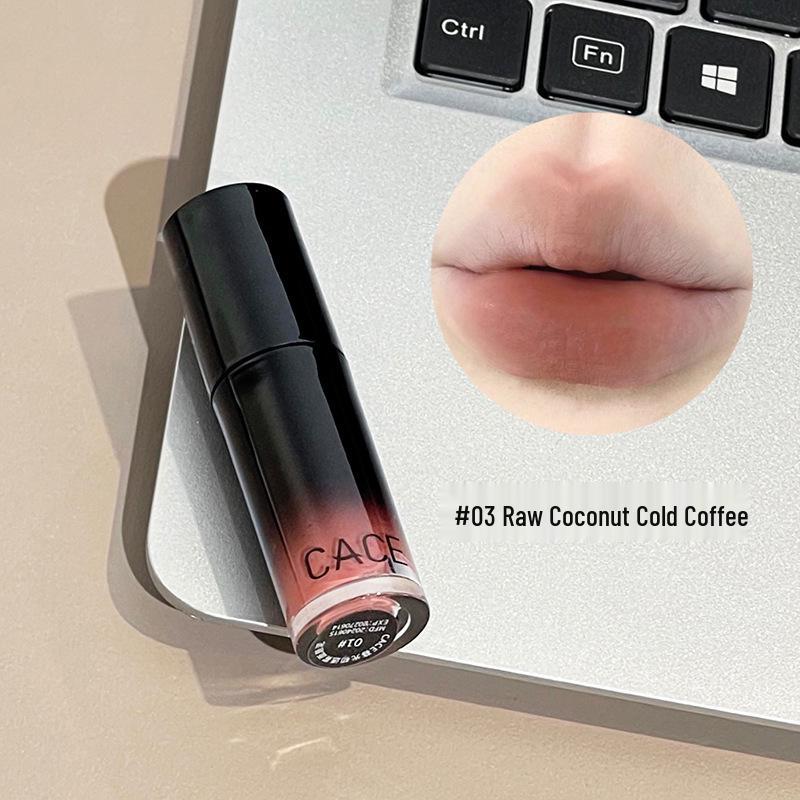 

CACE Матовая помада-мусс Twilight Dew: Шелковистый, Пигментированный, Отбеливающий, Стойкий, Нелипкий Вельветовый Блеск для губ.