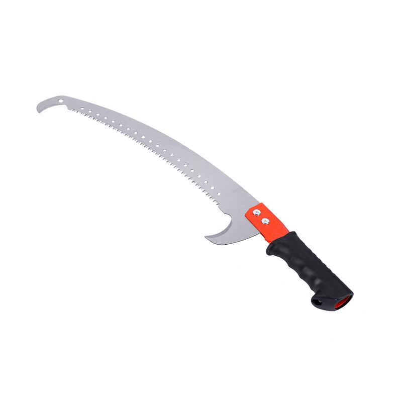 High Altitude Pruning Hand Saw for Thick Branches - Double Hook Design for Garden and Fruit Tree Maintenance