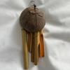 Bamboo Outdoor Decoration Wall Hanging Coconut Head Weather Resistance Handcrafted Gift Bell Tube Door Pendant Wind Chime