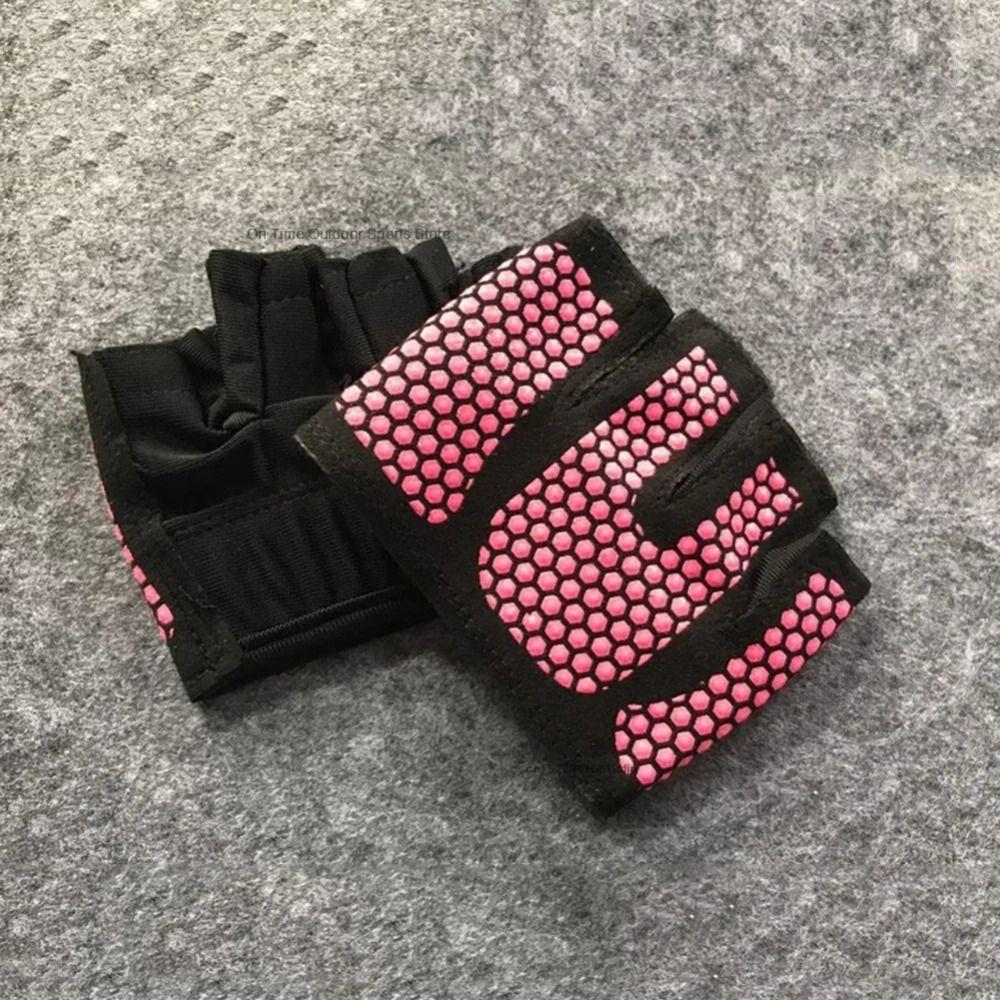 1 pair Breathable Gym Half Finger Gloves Anti-slip Fitness Gloves Cycling Gloves  Outdoor