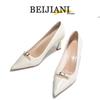 BEIJIANI 3358-23 French Minimalist Commuter Stiletto Heels for Women
