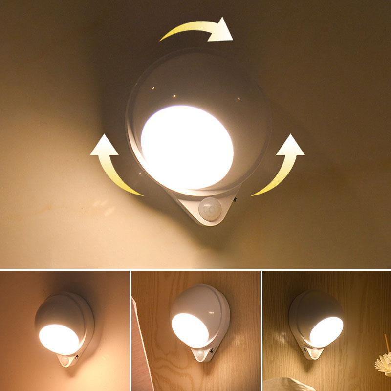 Compre Led Night Light Sensor Control Bedroom Decor Wall Lamp 360 Degree Rotating Usb Rechargeable Barato Frete Grátis Avaliações Reais Com Fotos Joom Compre Led Night Light Sensor Control, Soft White Led Night Light Bulb
