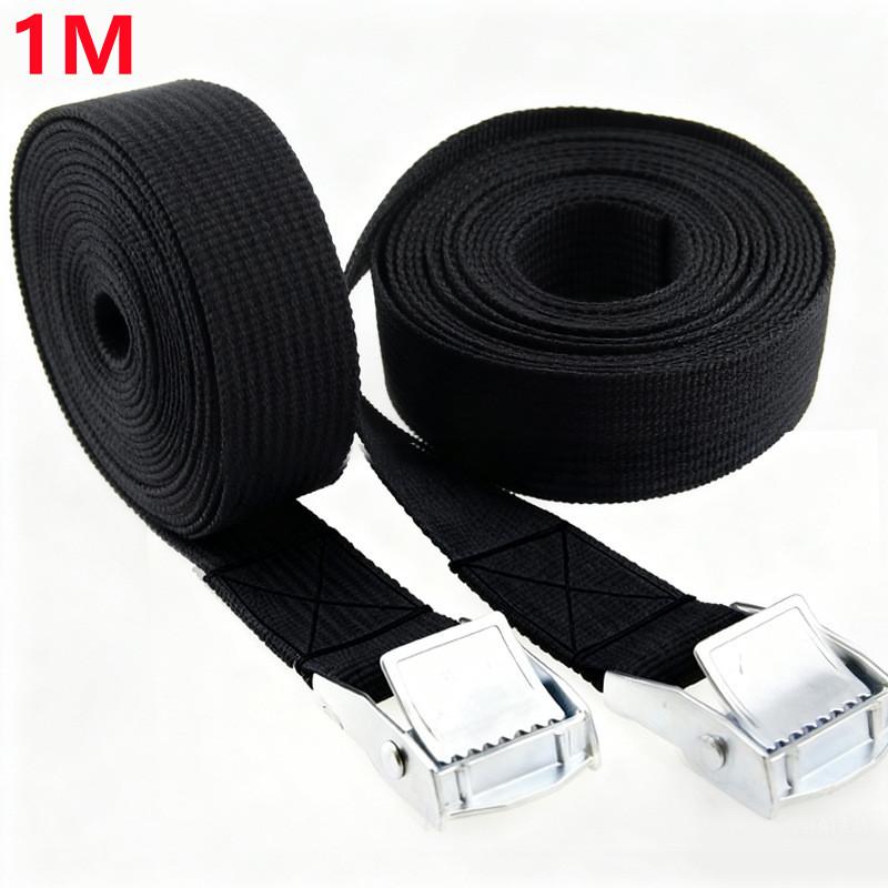 Cargo Straps With Buckle Tie-Down Belt for Motorcycle Car Bicycle Metal Tow Rope Strong Ratchet Fixing Belt for Luggage Bag