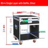 Home KTV Flight Case: 8U Equipment Rack & Flip-Top 12U Mixer/Amplifier Cabinet