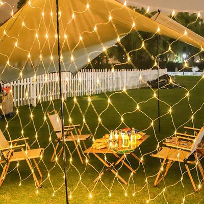 Waterproof Outdoor LED Fishing Net String Lights for Christmas and Courtyard Decoration