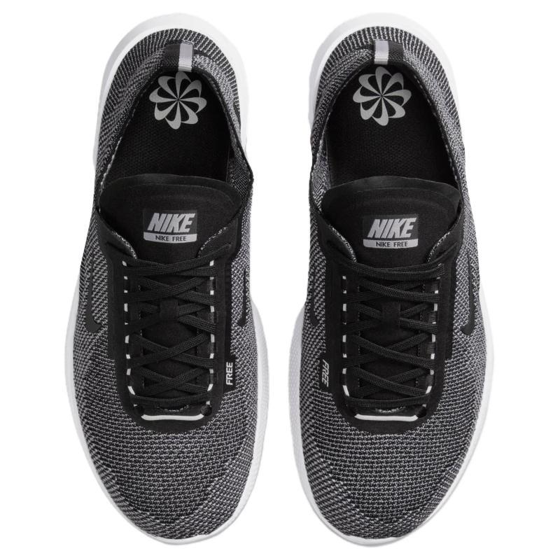 Nike Free 2025 Abrasion Resistant Breathable Low Top Running Shoes Men's Black White Sneakers HF1078-004