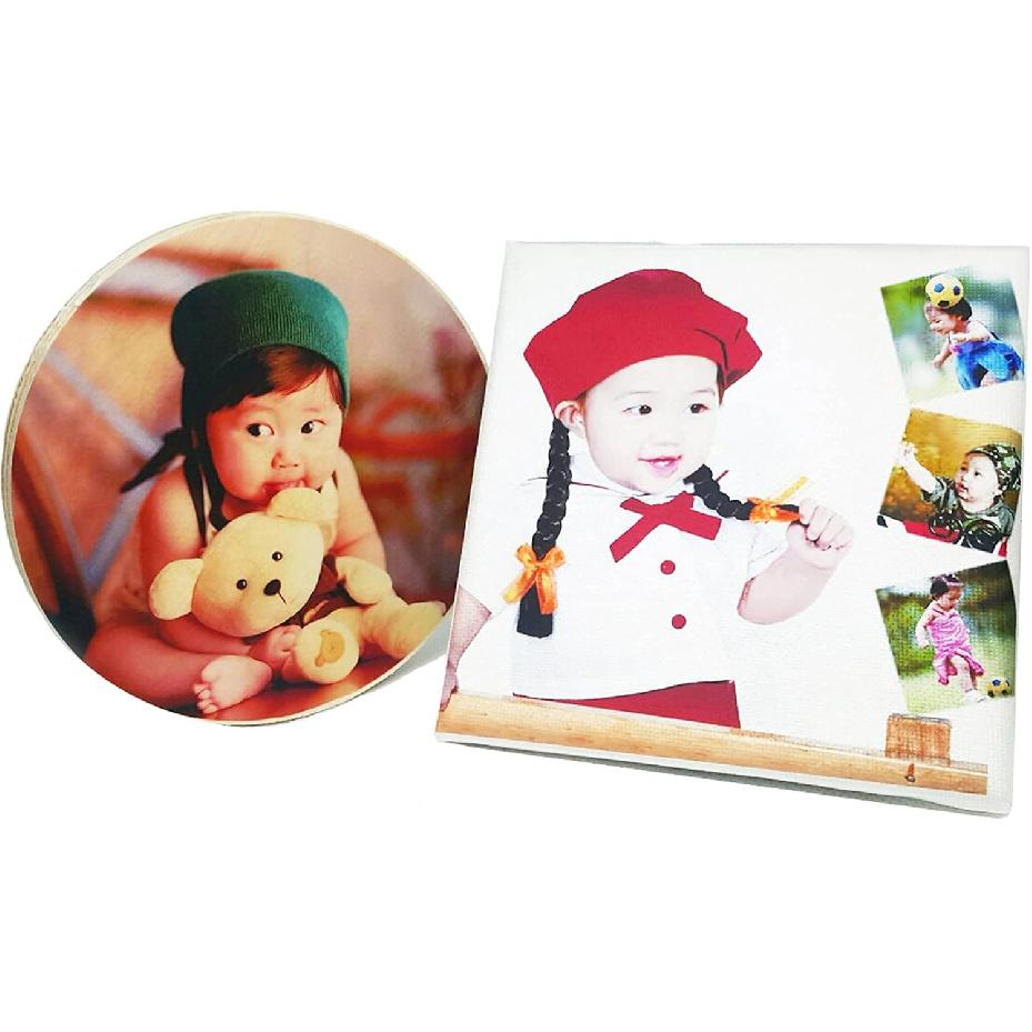 [Incal] Dry Rub-off Decal Film for Inkjet Printer : 5 Sets, A4(8.27 inx11.7 in) Premium Printable Dry Transfer film, DIY Hobby craft