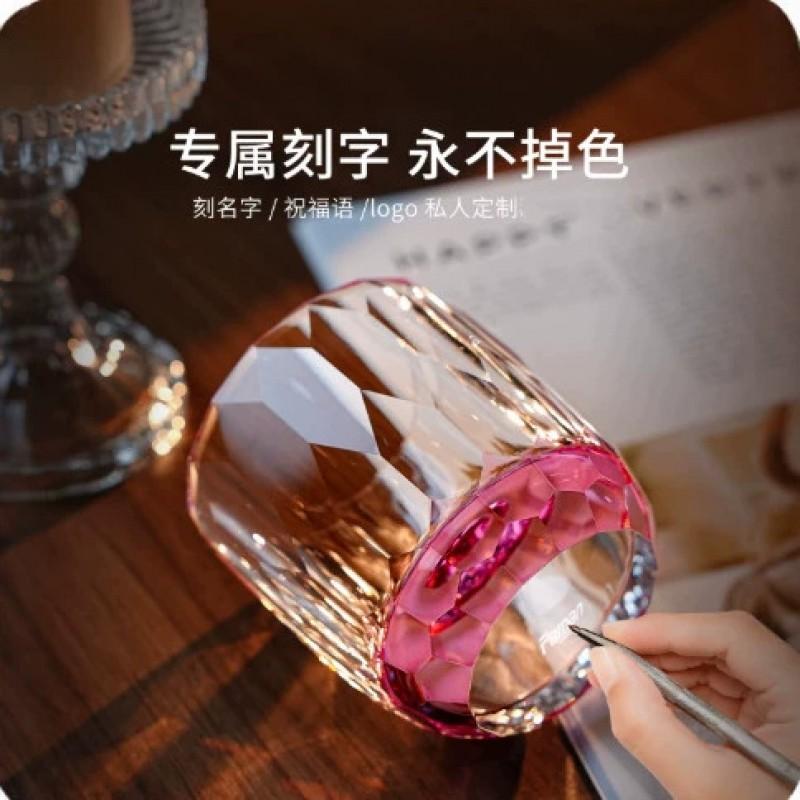 Japanese Edo Kiriko Crystal Whiskey Glass Hand-Cut Faceted Tumbler 200-300ml Luxury Gift Boxed Barware