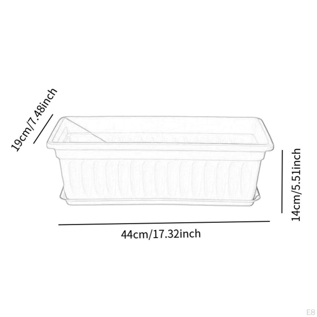 Balcony Plant Holder with Drainage Capability And Tray for Home Use
