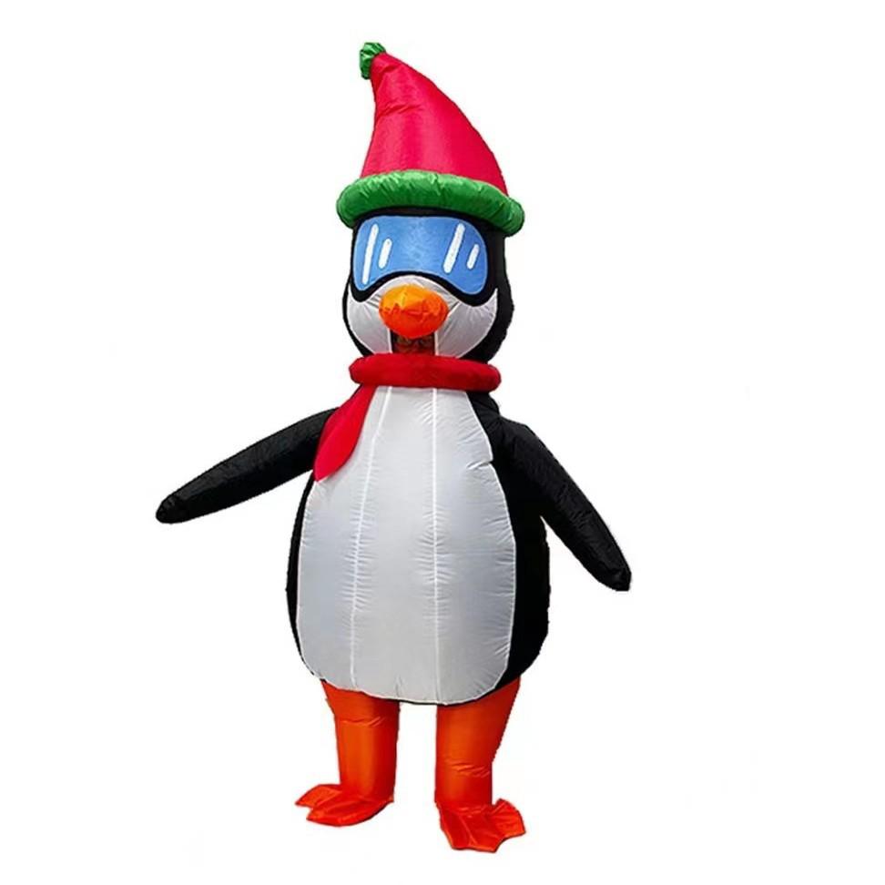 Cross-Border Christmas Inflatable Santa, Tree, and Snowman Costume for Stage Performances