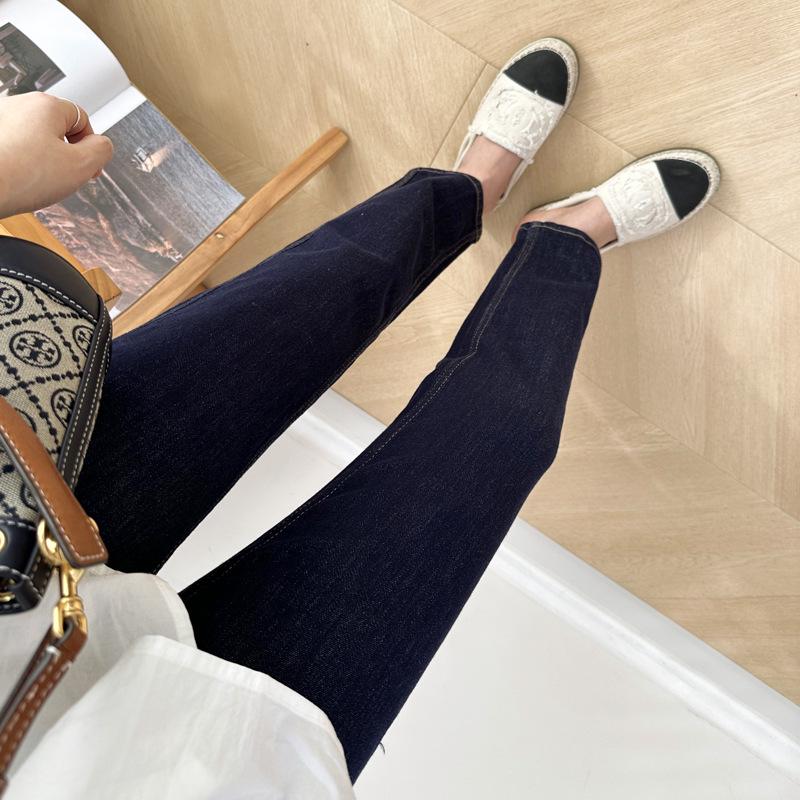 

Ace is Back: Four-Color Baguette Pants - Retro Spring Jeans for Petite Women, Slim Straight Cigarette Style S for 85-100 lbs