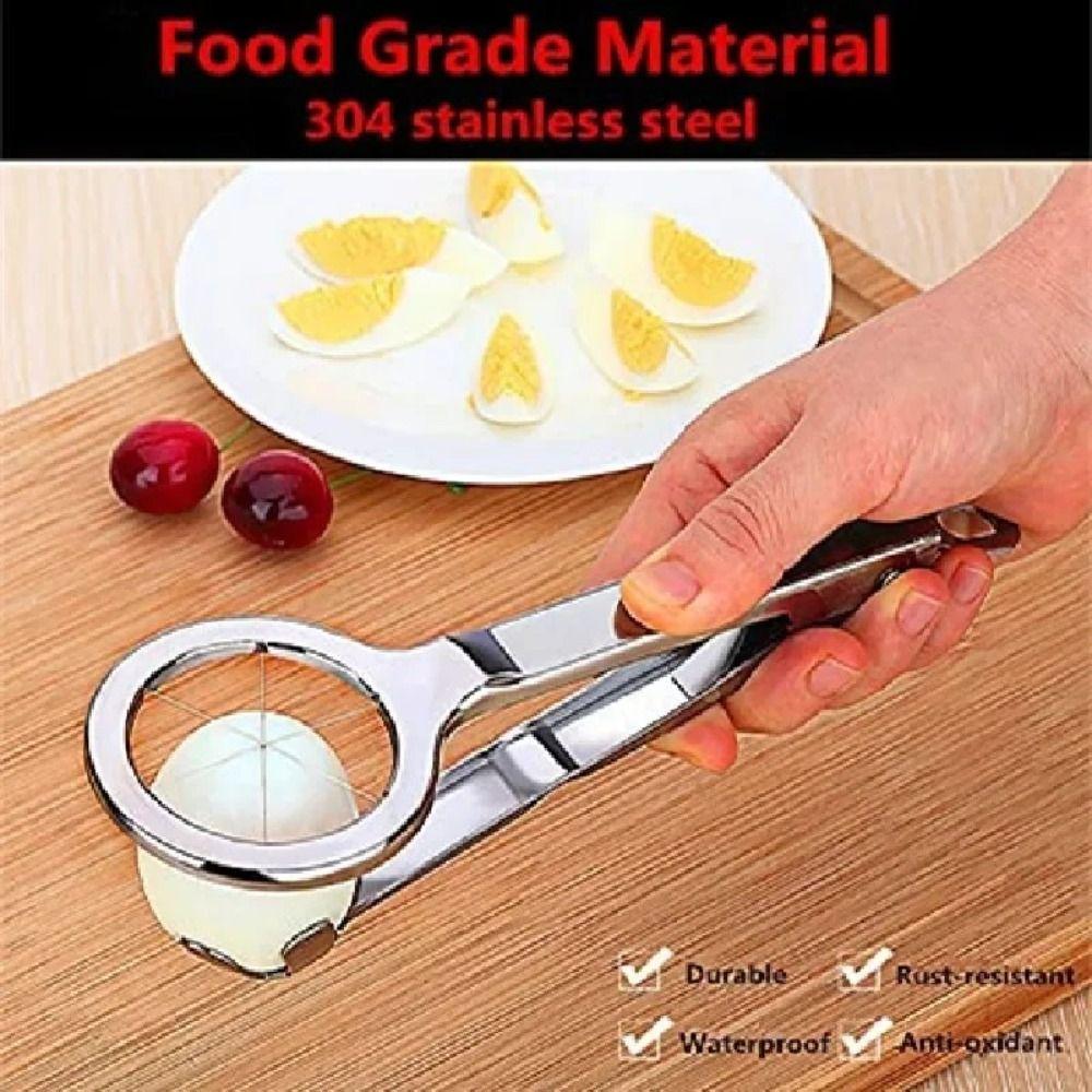 Section Divider Egg Cutter with Handle Food Splitter Hexagonal Cutting Egg Slicer  Fruit