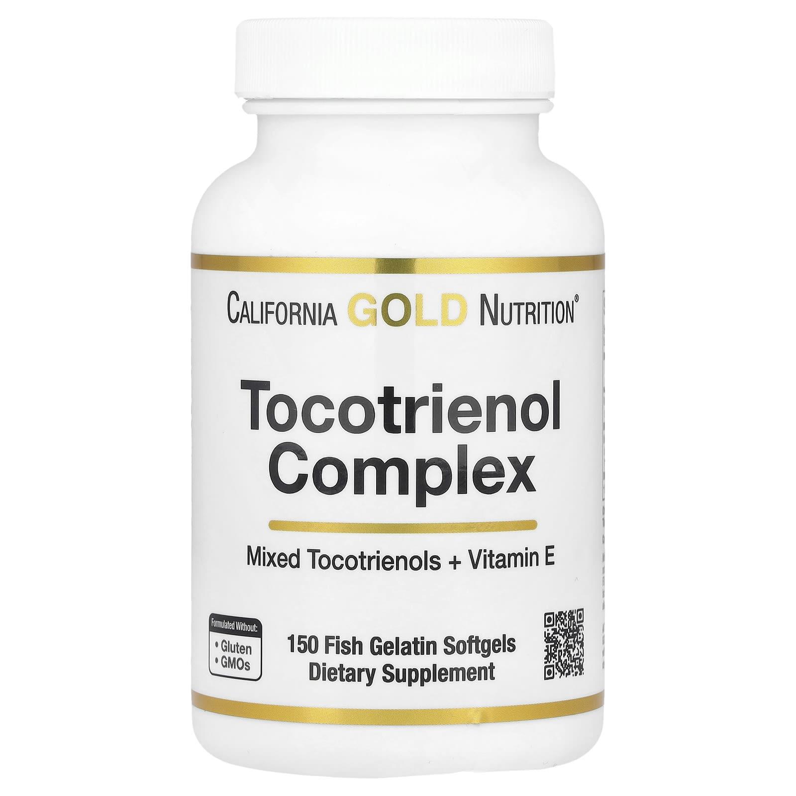 

Tocotrienol Complex, Vitamin E, Fish Gelatin Softgels 150