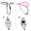 Male Stainless Steel Silicone Hollow Cock Cage Invisible Chastity Belt Shield Device Anal Hole Adult BDSM Bondage Lock Pants Man