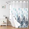 Handun Floral Polyester Shower Curtain