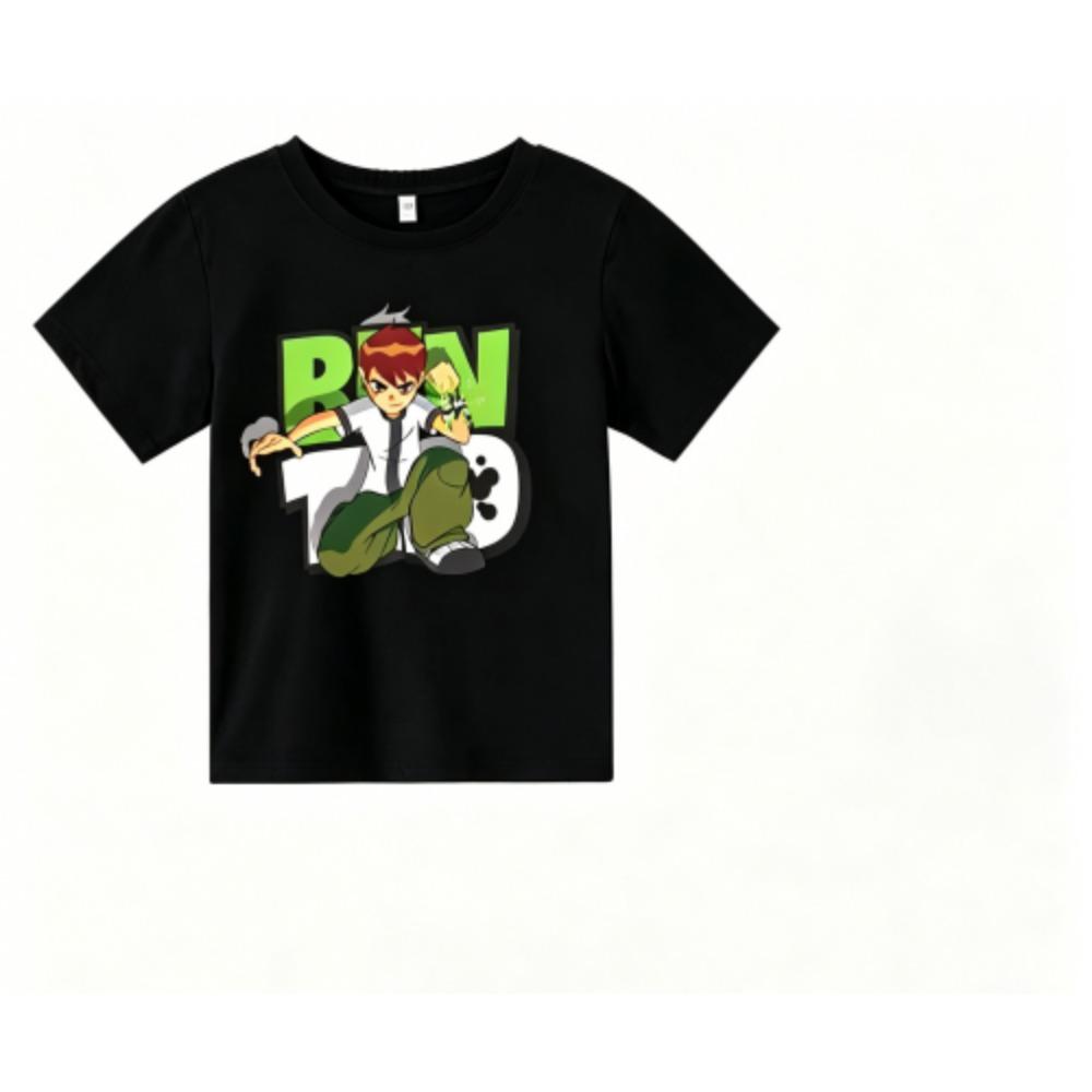 Anime Cartoon Boy Print Outdoor Street Kids T-shirt and Shorts Summer Home Casual Outfit Boy and Girl s Sports Set 100