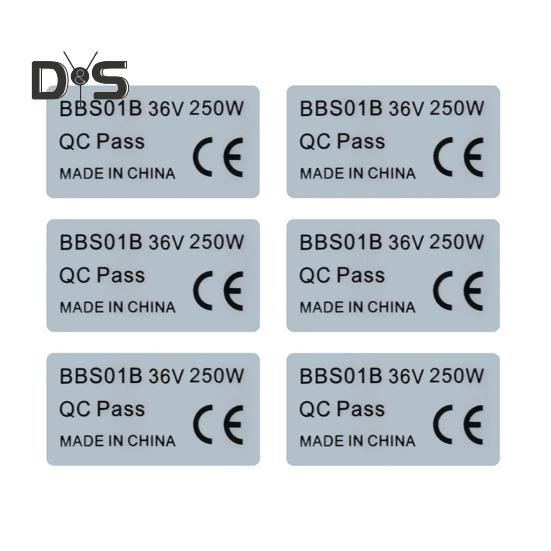 

100 шт. наклейки для мотора велосипеда аксессуары водонепроницаемые простые в установке наклейки 36 В/250 Вт 48 В/750 Вт наклейки для электрического велосипеда наклейки для Bafang 36V 250W