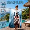 Assass Warrior Beach Towel, Microfiber Beach Towel, Perfect For Pool, Beach, Travel, Home Decor Beach Party Fan gifts